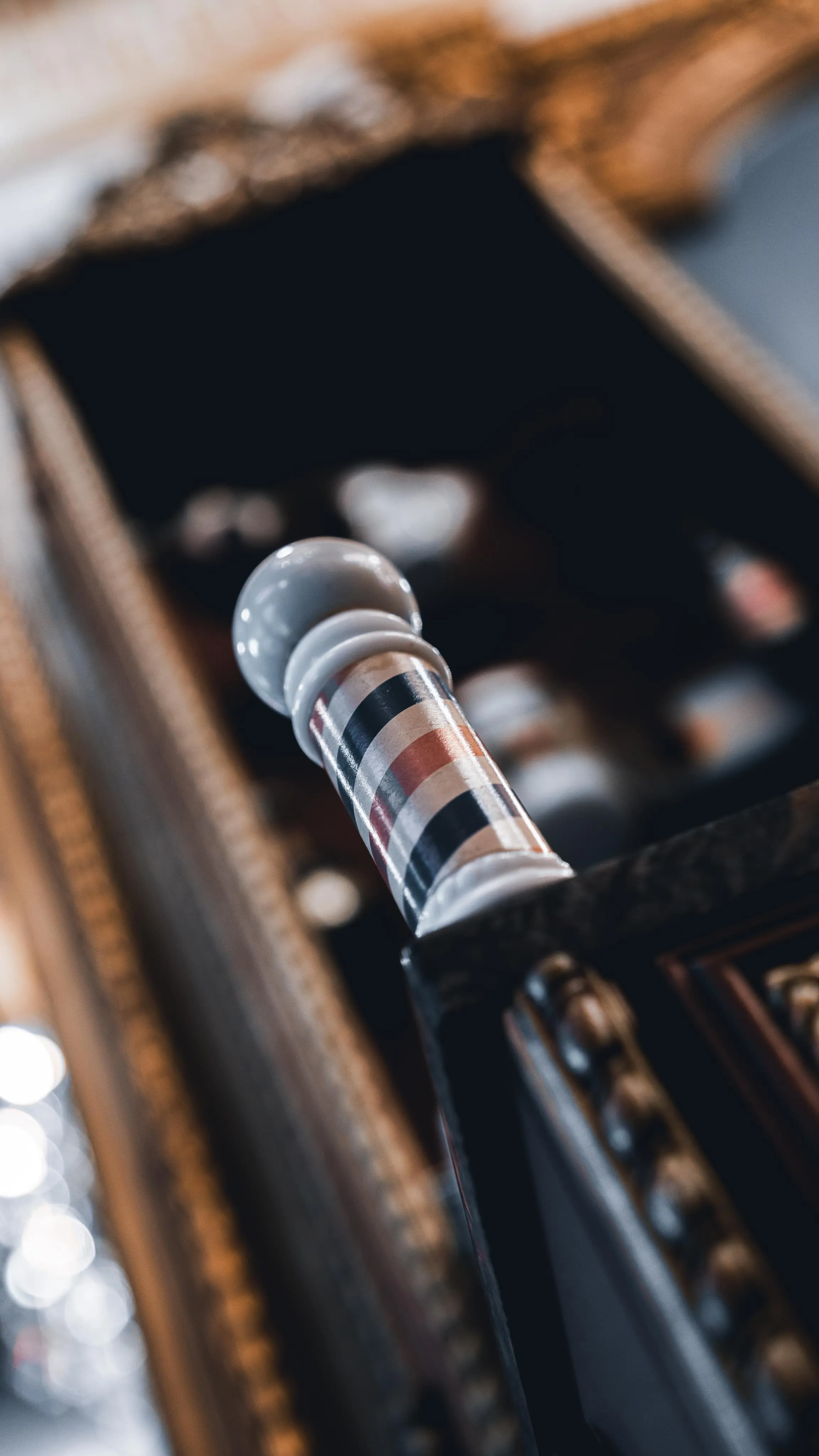 Interior detail of the Barber Shop Museum